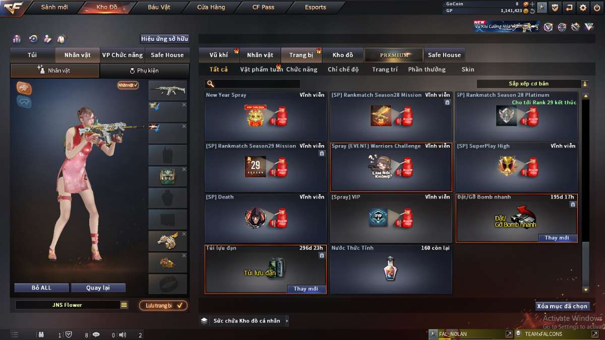 shop acc cf uy tin gia re